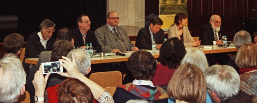 Präsidium mit Senator Andreas Geisel und dem Verein Für Pankow e. V. zur Elisabeth-Aue