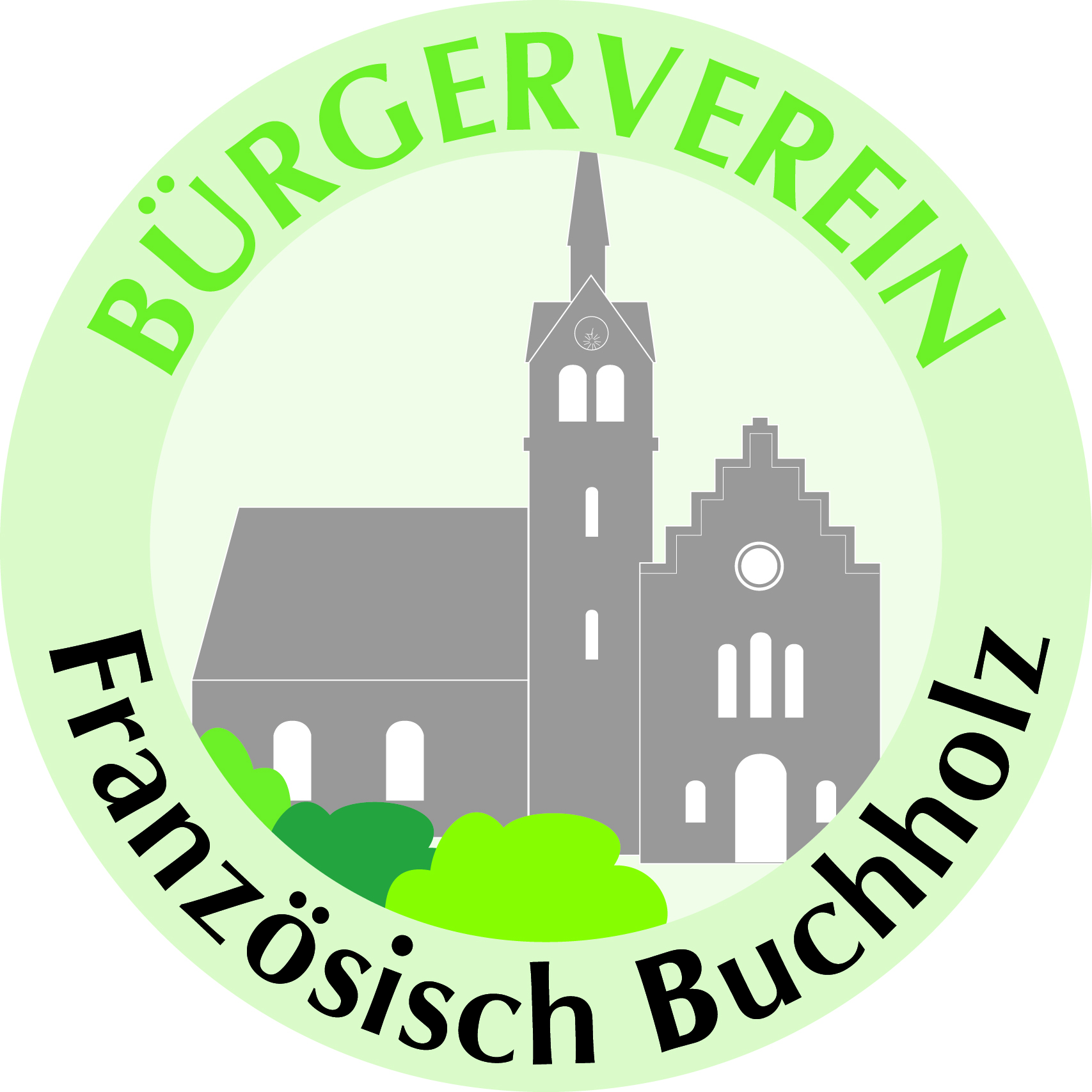 Logo - Bürgerverein Französisch Buchholz e. V. - rund