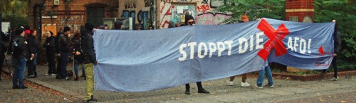 Demo "Stoppt die AfD".